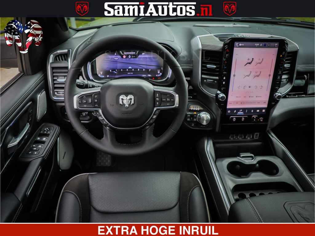Dodge RAM 1500 Night Premium | Full Option | De Meest Luxe Pick-Up in zijn Klasse | Comfortabele Dubbele Cabine met Royale 5 Zitplaatsen | BPM vrij | Nu Leverbaar uit Voorraad | Voorraad Nr 2287 - 3384 14