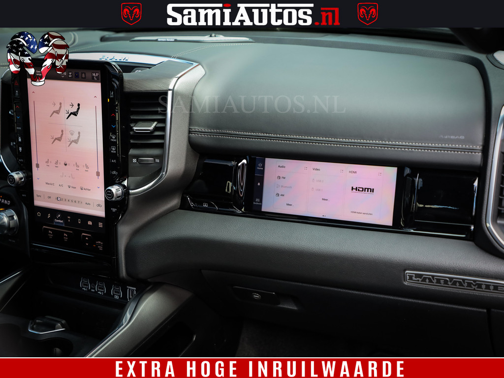 Dodge RAM 1500 Night Premium | Full Option | De Meest Luxe Pick-Up in zijn Klasse | Comfortabele Dubbele Cabine met Royale 5 Zitplaatsen | BPM vrij | Nu Leverbaar uit Voorraad | Voorraad Nr 2288 - 4952 7