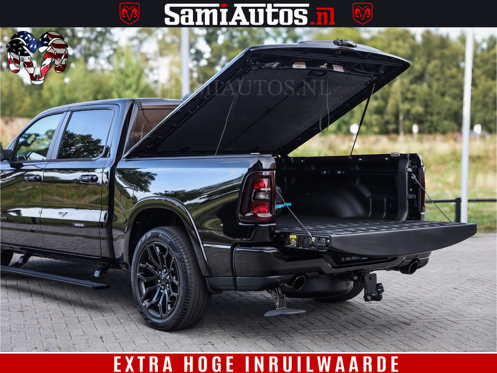 Dodge RAM 1500 Night Premium | Full Option | De Meest Luxe Pick-Up in zijn Klasse | Comfortabele Dubbele Cabine met Royale 5 Zitplaatsen | BPM vrij | Nu Leverbaar uit Voorraad | Voorraad Nr 2288 - 4952 8