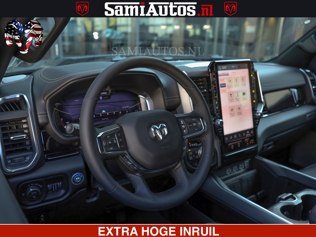 Dodge RAM 1500 PREMIUM | Full Option | De Meest Luxe Pick-Up in zijn Klasse | Comfortabele Dubbele Cabine met Royale 5 Zitplaatsen | BPM vrij | Nu Leverbaar uit Voorraad | Voorraad Nr 2230 - 8765 16
