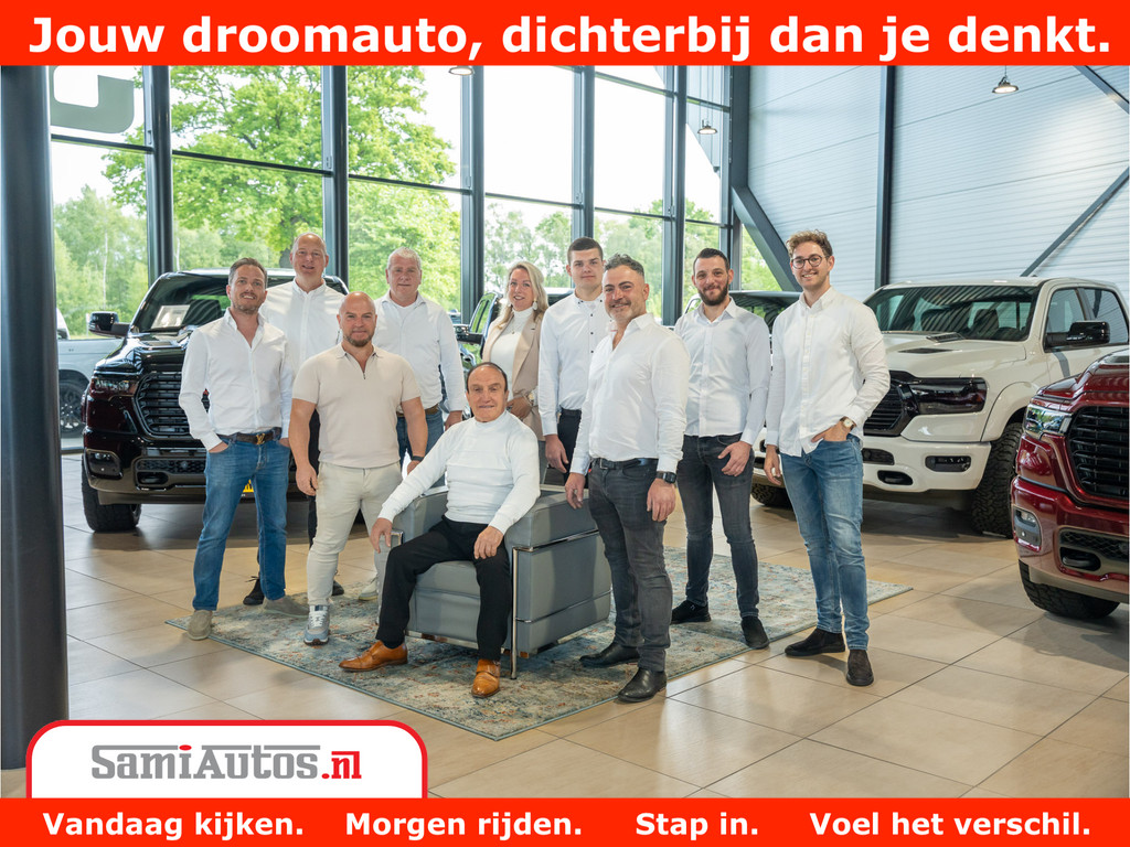 Dodge RAM 1500 REBEL TRX STYLE | BODY LIFT | RAM BAR | 4X4 | LPG | HUD HEADUP | DIGI CLUSTER | 360CAM | ADAPTIVE CRUISE | RAM BAR ROLLCOVER | Comfortabele Dubbele Cabine met Royale 5 Zitplaatsen | 12