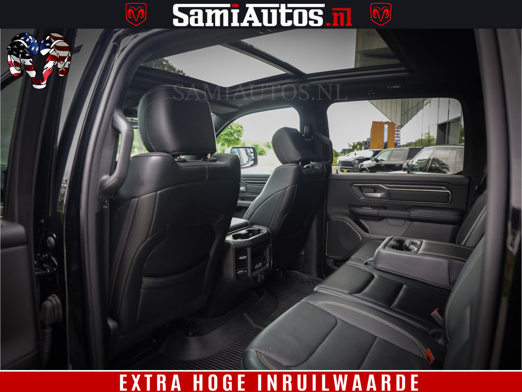 Dodge RAM 1500 REBEL TRX STYLE | BODY LIFT | RAM BAR | 4X4 | LPG | HUD HEADUP | DIGI CLUSTER | 360CAM | ADAPTIVE CRUISE | RAM BAR ROLLCOVER | Comfortabele Dubbele Cabine met Royale 5 Zitplaatsen | 12