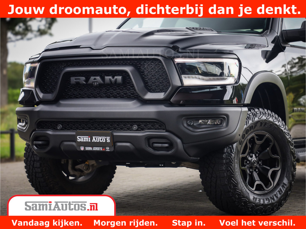 Dodge RAM 1500 REBEL TRX STYLE | BODY LIFT | RAM BAR | 4X4 | LPG | HUD HEADUP | DIGI CLUSTER | 360CAM | ADAPTIVE CRUISE | RAM BAR ROLLCOVER | Comfortabele Dubbele Cabine met Royale 5 Zitplaatsen | 14