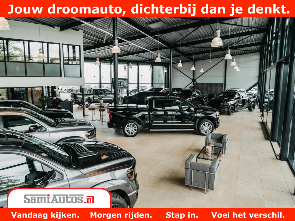 Dodge RAM 1500 REBEL TRX STYLE | BODY LIFT | RAM BAR | 4X4 | LPG | HUD HEADUP | DIGI CLUSTER | 360CAM | ADAPTIVE CRUISE | RAM BAR ROLLCOVER | Comfortabele Dubbele Cabine met Royale 5 Zitplaatsen | 19
