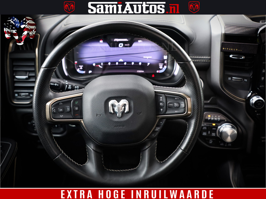 Dodge RAM 1500 REBEL TRX STYLE | BODY LIFT | RAM BAR | 4X4 | LPG | HUD HEADUP | DIGI CLUSTER | 360CAM | ADAPTIVE CRUISE | RAM BAR ROLLCOVER | Comfortabele Dubbele Cabine met Royale 5 Zitplaatsen | 9