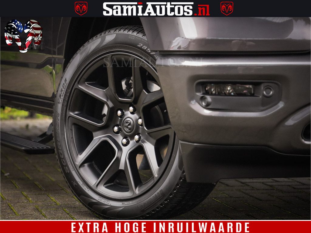 Dodge RAM 1500 SPORT 5.7 V8 HEMI | Virtual | Mega Vol | MWK Klep | XB9 | Adaptive Cruise | 4x4 | Crew Cab | Granite Crystal | Dubbel Cabine DC | 5 persoons | Eerste Eigenaar | Z.G.A.N | 17