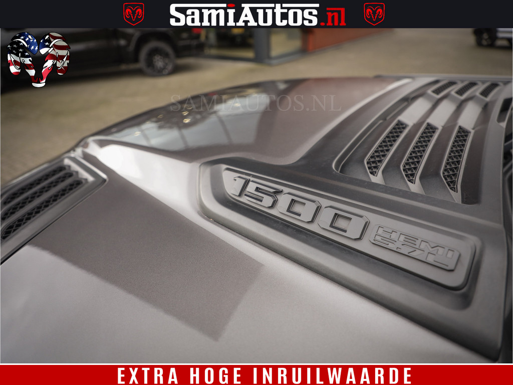 Dodge RAM 1500 SPORT 5.7 V8 HEMI | Virtual | Mega Vol | MWK Klep | XB9 | Adaptive Cruise | 4x4 | Crew Cab | Granite Crystal | Dubbel Cabine DC | 5 persoons | Eerste Eigenaar | Z.G.A.N | 20