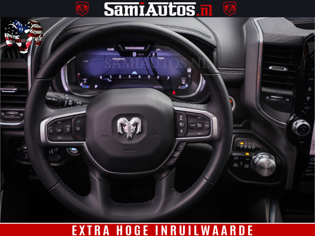 Dodge RAM 1500 SPORT 5.7 V8 HEMI | Virtual | Mega Vol | MWK Klep | XB9 | Adaptive Cruise | 4x4 | Crew Cab | Granite Crystal | Dubbel Cabine DC | 5 persoons | Eerste Eigenaar | Z.G.A.N | 21