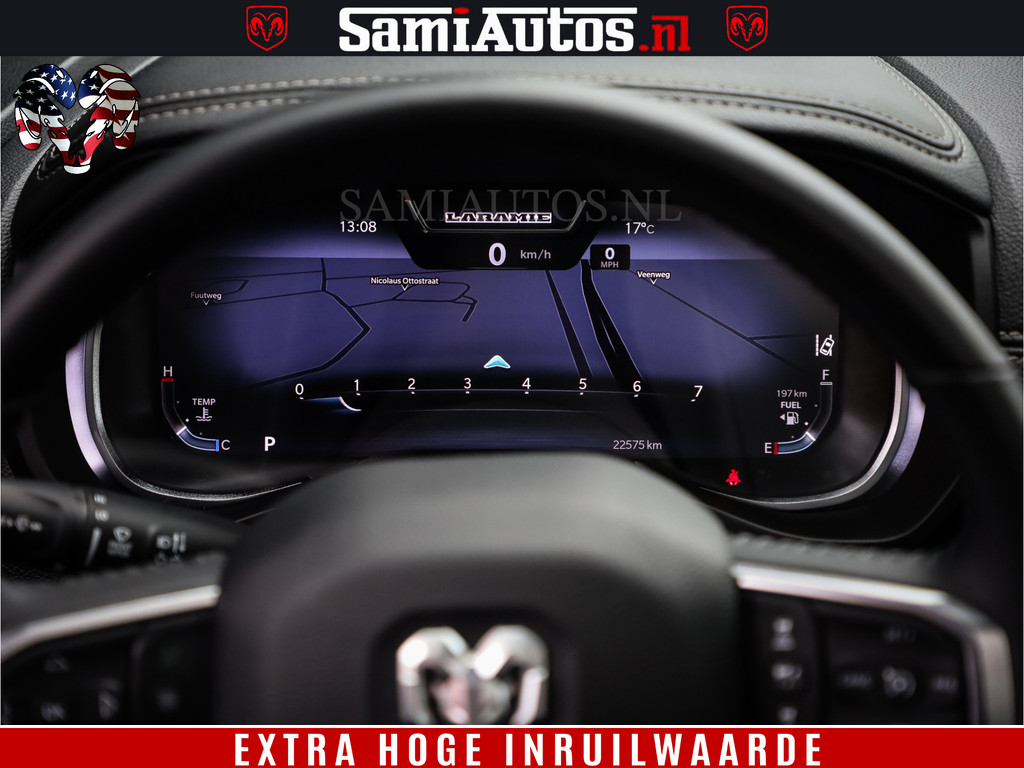 Dodge RAM 1500 SPORT 5.7 V8 HEMI | Virtual | Mega Vol | MWK Klep | XB9 | Adaptive Cruise | 4x4 | Crew Cab | Granite Crystal | Dubbel Cabine DC | 5 persoons | Eerste Eigenaar | Z.G.A.N | 8