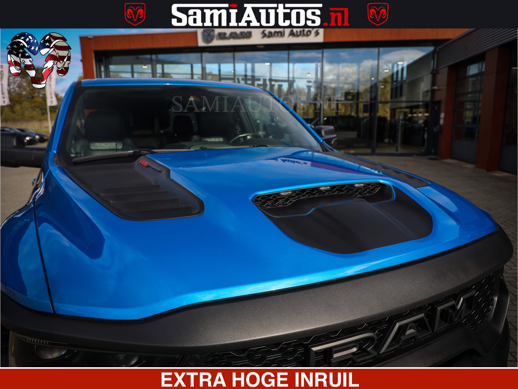 Dodge RAM 1500 TRX HELLCAT 6.2 V8 712 PK | HYDRO BLUE | 38744 KM | NIEUW STAAT | CREW CAB | DUBBELE CABINE DC | LPG | MEGA DIK | 17