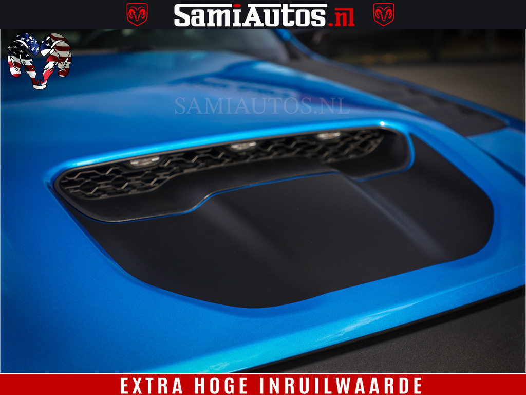 Dodge RAM 1500 TRX HELLCAT 6.2 V8 712 PK | HYDRO BLUE | 38744 KM | NIEUW STAAT | CREW CAB | DUBBELE CABINE DC | LPG | MEGA DIK | 18