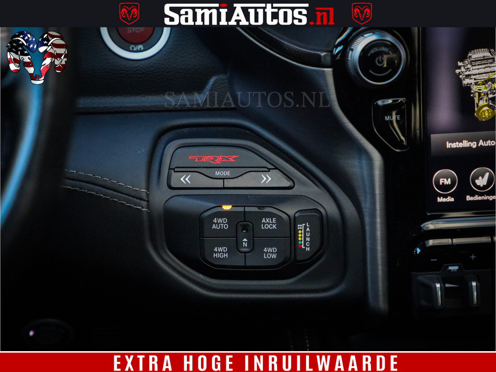 Dodge RAM 1500 TRX HELLCAT 6.2 V8 712 PK | HYDRO BLUE | 38744 KM | NIEUW STAAT | CREW CAB | DUBBELE CABINE DC | LPG | MEGA DIK | 21