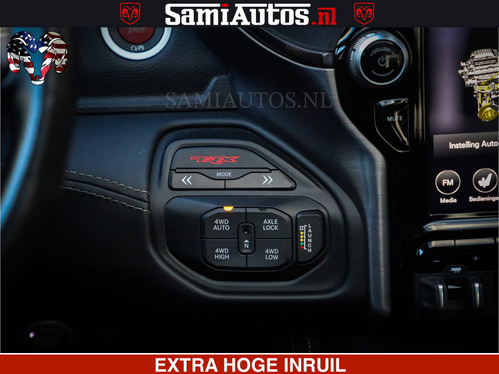 Dodge RAM 1500 TRX HELLCAT 6.2 V8 712 PK | HYDRO BLUE | 38744 KM | NIEUW STAAT | CREW CAB | DUBBELE CABINE DC | LPG | MEGA DIK | 21
