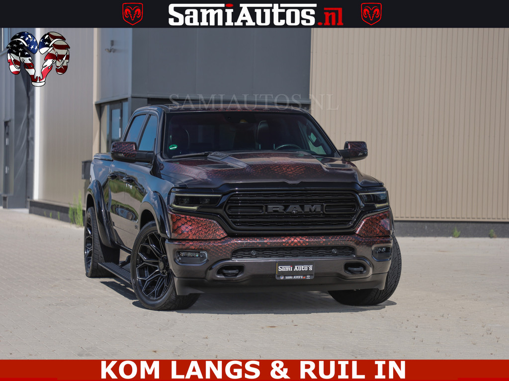 Dodge RAM COBRA HULK PACK | 5.7 V8 402 PK | LIMITED EDITION | HUD | LUCHTVERING | BOM VOL | CREW CAB 5 PERSOONS | DUBBELE CABINE | GRIJSKENTEKEN | | De specialist in Amerikaanse pickâups in Nederland en Europa. 13