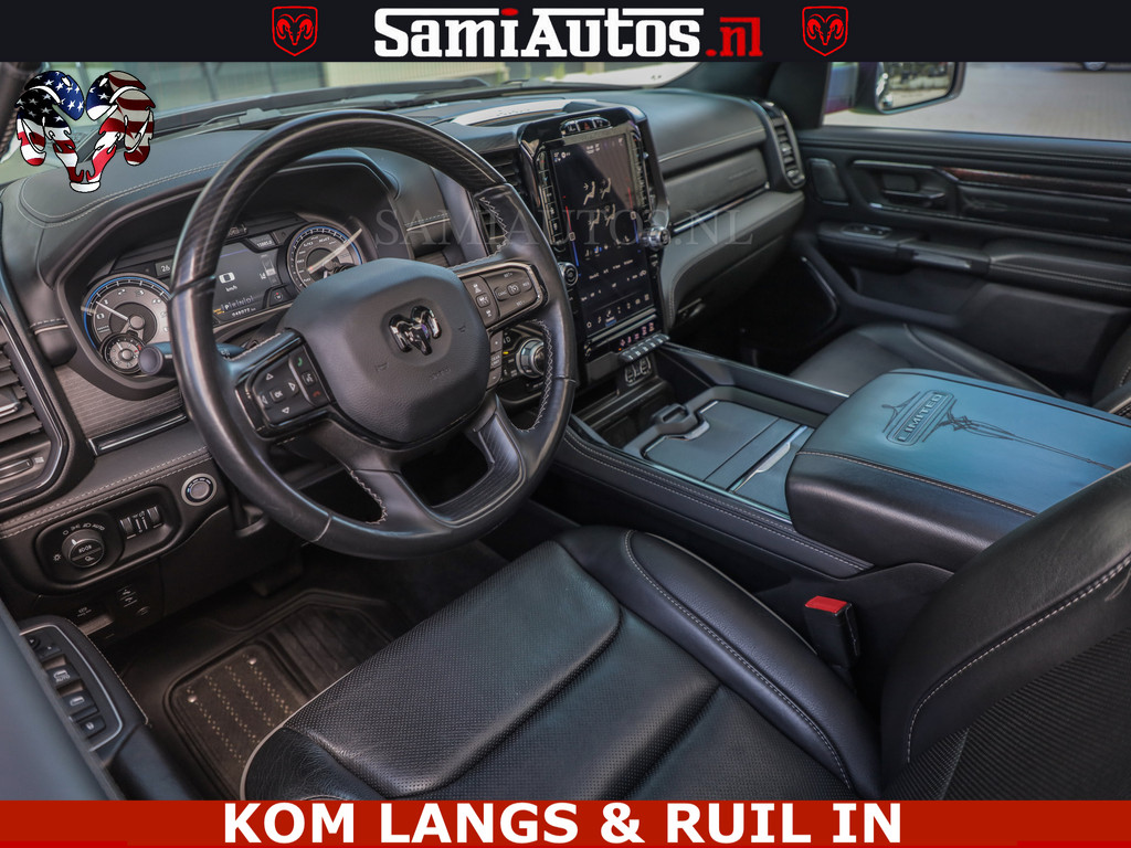 Dodge RAM COBRA HULK PACK | 5.7 V8 402 PK | LIMITED EDITION | HUD | LUCHTVERING | BOM VOL | CREW CAB 5 PERSOONS | DUBBELE CABINE | GRIJSKENTEKEN | | De specialist in Amerikaanse pickâups in Nederland en Europa. 14
