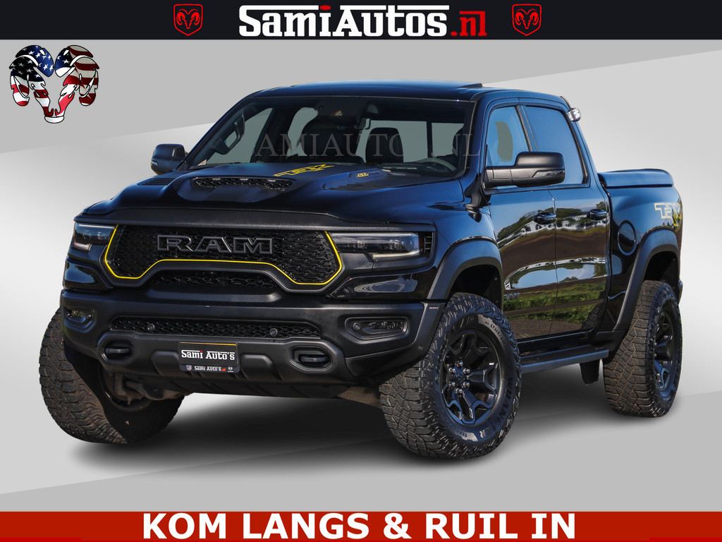 Dodge RAM TRX BLACK OPS HELLCAT | 6.2 V8 712PK SUPERCHARGER | FULLY LOADED | CARBON | BLACK ON BLACK | CREW CAB | DUBBELE CABINE | 5 PERSOONS | De specialist in Amerikaanse pickâups in Nederland en Europa.