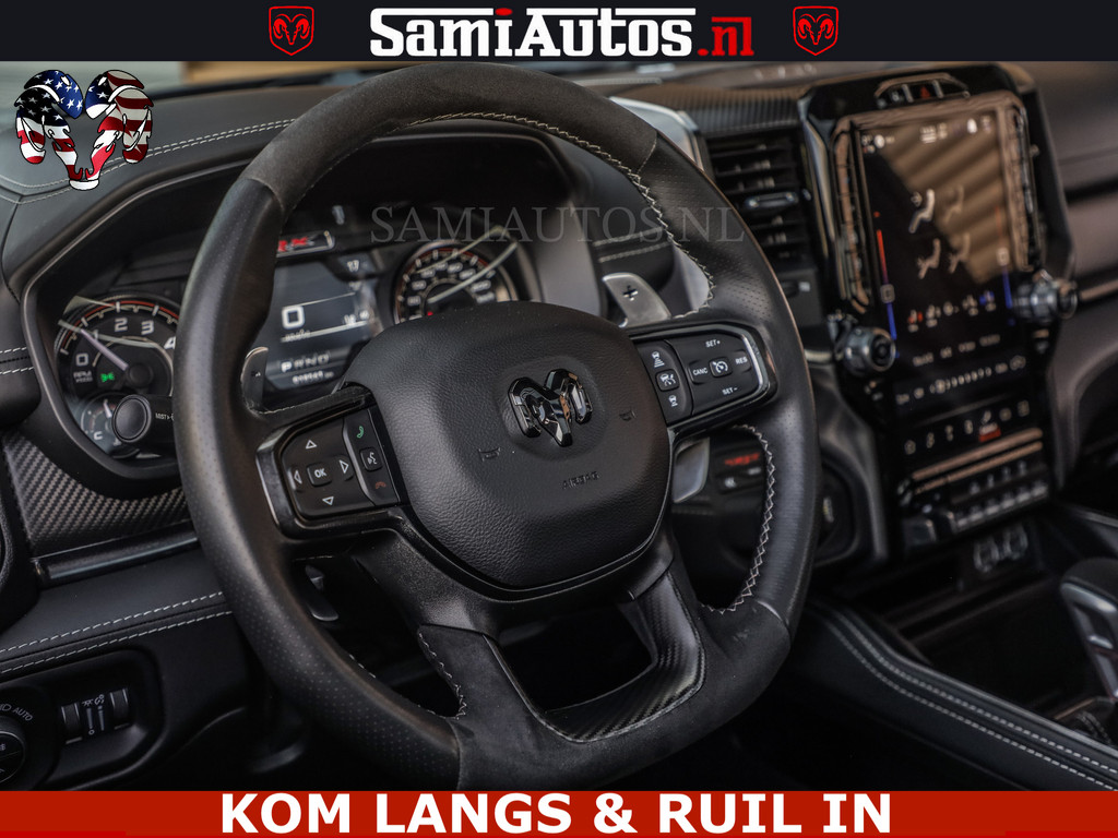 Dodge RAM TRX BLACK OPS HELLCAT | 6.2 V8 712PK SUPERCHARGER | FULLY LOADED | CARBON | BLACK ON BLACK | CREW CAB | DUBBELE CABINE | 5 PERSOONS | De specialist in Amerikaanse pickâups in Nederland en Europa. 15