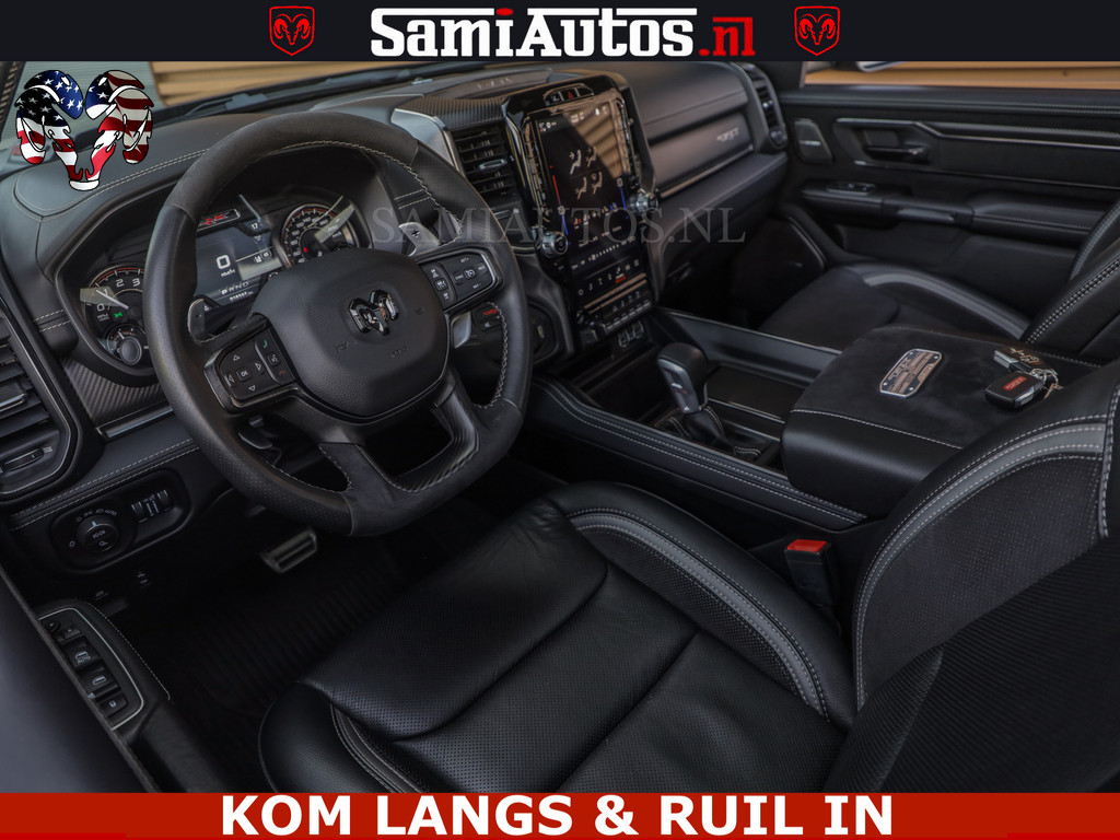 Dodge RAM TRX BLACK OPS HELLCAT | 6.2 V8 712PK SUPERCHARGER | FULLY LOADED | CARBON | BLACK ON BLACK | CREW CAB | DUBBELE CABINE | 5 PERSOONS | De specialist in Amerikaanse pickâups in Nederland en Europa. 20