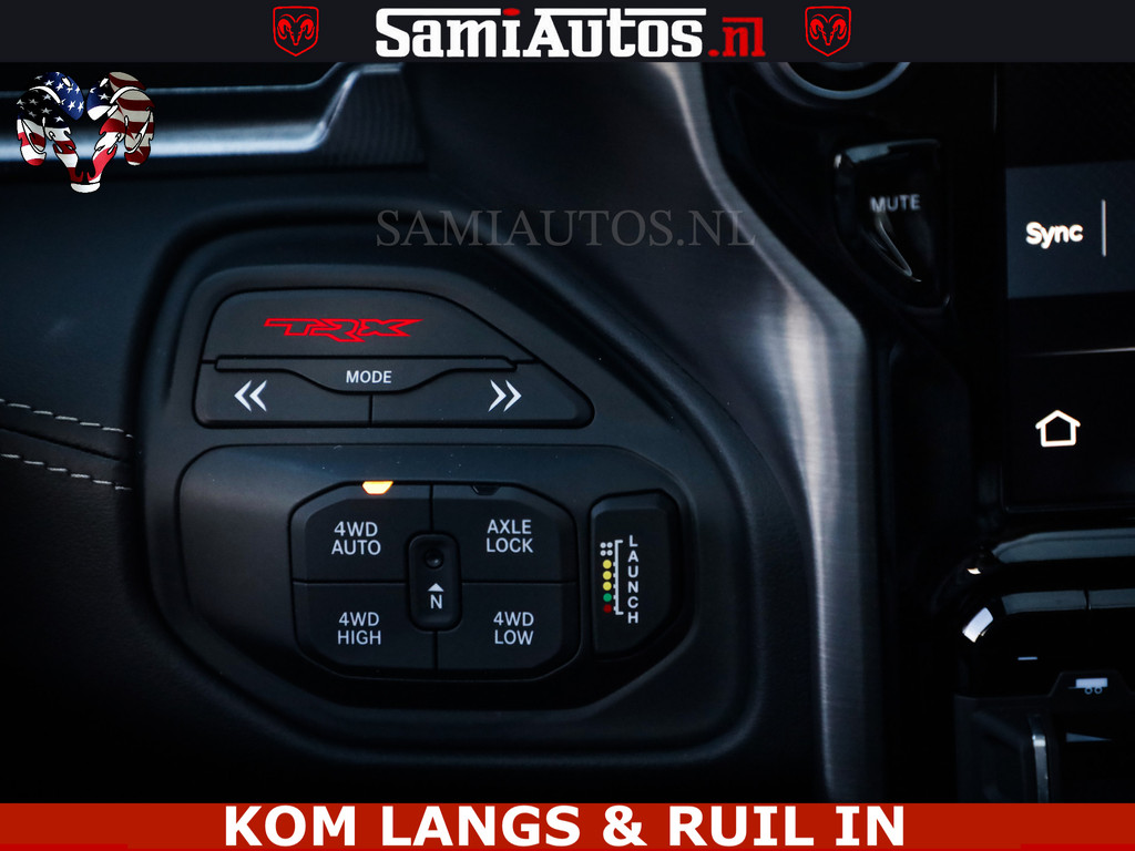 Dodge RAM TRX BLACK OPS HELLCAT | 6.2 V8 712PK SUPERCHARGER | FULLY LOADED | CARBON | BLACK ON BLACK | CREW CAB | DUBBELE CABINE | 5 PERSOONS | De specialist in Amerikaanse pickâups in Nederland en Europa. 21