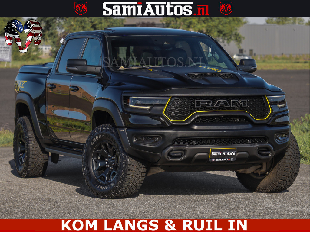 Dodge RAM TRX BLACK OPS HELLCAT | 6.2 V8 712PK SUPERCHARGER | FULLY LOADED | CARBON | BLACK ON BLACK | CREW CAB | DUBBELE CABINE | 5 PERSOONS | De specialist in Amerikaanse pickâups in Nederland en Europa. 3