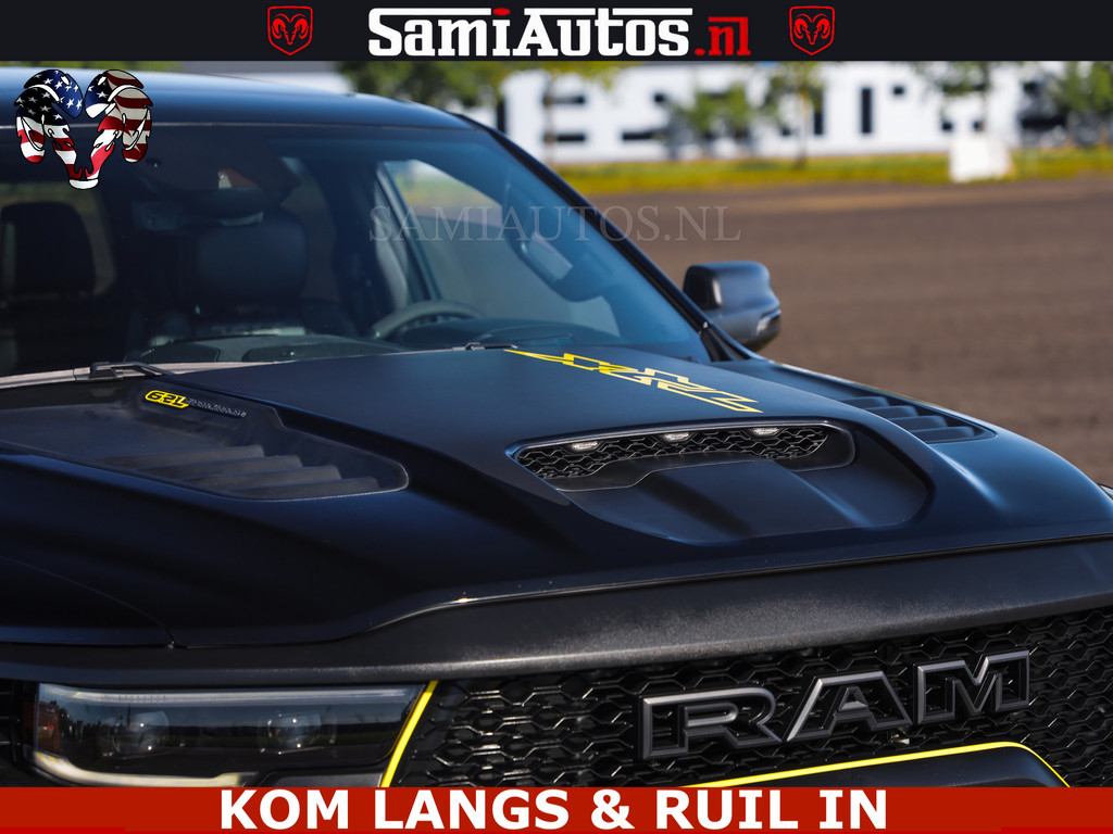 Dodge RAM TRX BLACK OPS HELLCAT | 6.2 V8 712PK SUPERCHARGER | FULLY LOADED | CARBON | BLACK ON BLACK | CREW CAB | DUBBELE CABINE | 5 PERSOONS | De specialist in Amerikaanse pickâups in Nederland en Europa. 5