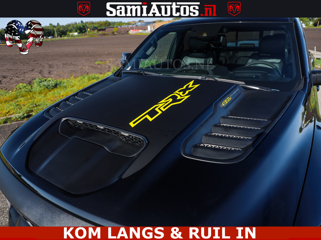 Dodge RAM TRX BLACK OPS HELLCAT | 6.2 V8 712PK SUPERCHARGER | FULLY LOADED | CARBON | BLACK ON BLACK | CREW CAB | DUBBELE CABINE | 5 PERSOONS | De specialist in Amerikaanse pickâups in Nederland en Europa. 6