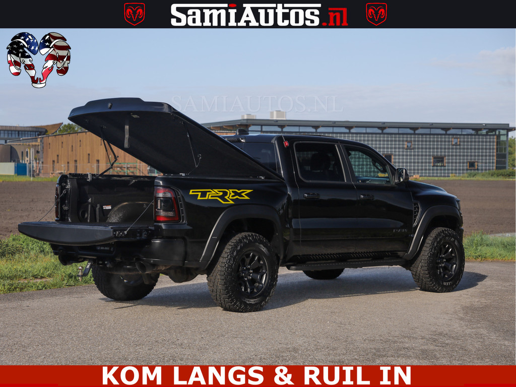 Dodge RAM TRX BLACK OPS HELLCAT | 6.2 V8 712PK SUPERCHARGER | FULLY LOADED | CARBON | BLACK ON BLACK | CREW CAB | DUBBELE CABINE | 5 PERSOONS | De specialist in Amerikaanse pickâups in Nederland en Europa. 7