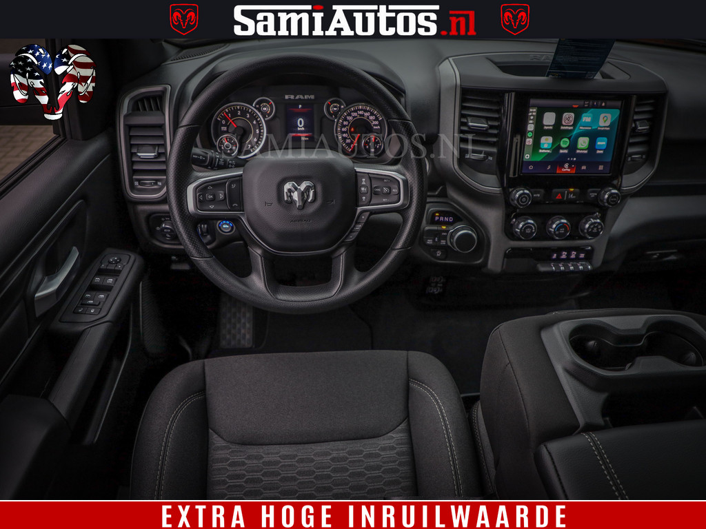 Dodge RAM TradesMan 6 Persoons Uitvoering | 420Pk 636Nm | Pick-Up | Comfortabele Dubbele Cabine met Royale 6 Zitplaatsen | BPM vrij | Nu Leverbaar uit Voorraad | Voorraad Nr 2217- 2911 19