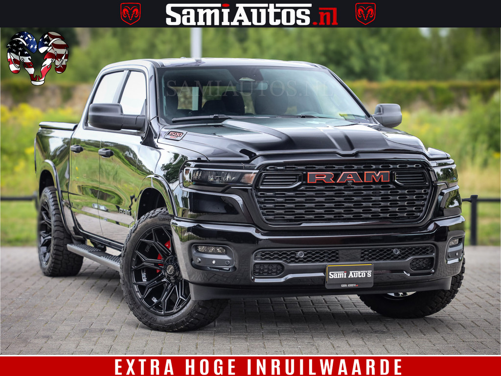 Dodge RAM TradesMan 6 Persoons Uitvoering | LEDER RS | 420Pk 636Nm | Pick-Up | Comfortabele Dubbele Cabine met Royale 6 Zitplaatsen | BPM vrij | Nu Leverbaar uit Voorraad | Voorraad Nr 2217- 2911 17