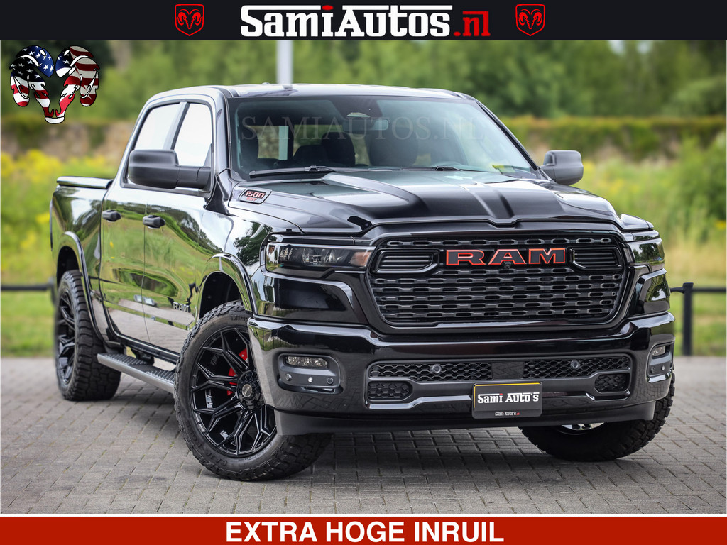 Dodge RAM TradesMan 6 Persoons Uitvoering | LEDER RS | 420Pk 636Nm | Pick-Up | Comfortabele Dubbele Cabine met Royale 6 Zitplaatsen | BPM vrij | Nu Leverbaar uit Voorraad | Voorraad Nr 2217- 2911 17