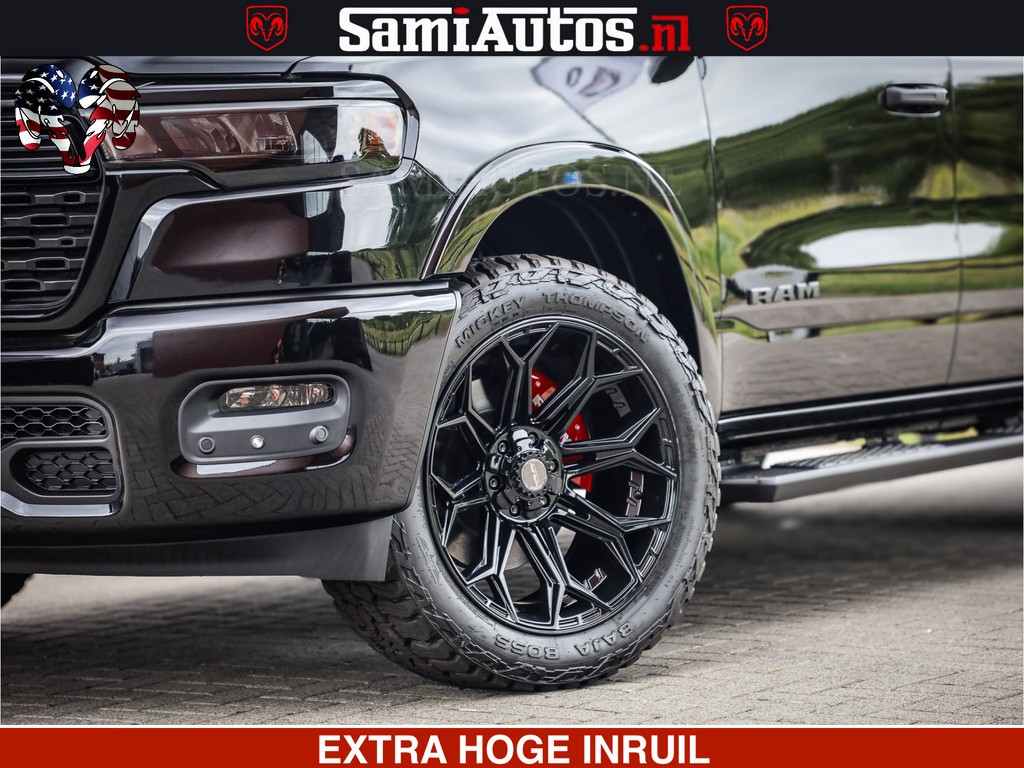Dodge RAM TradesMan 6 Persoons Uitvoering | LEDER RS | 420Pk 636Nm | Pick-Up | Comfortabele Dubbele Cabine met Royale 6 Zitplaatsen | BPM vrij | Nu Leverbaar uit Voorraad | Voorraad Nr 2217- 2911 21