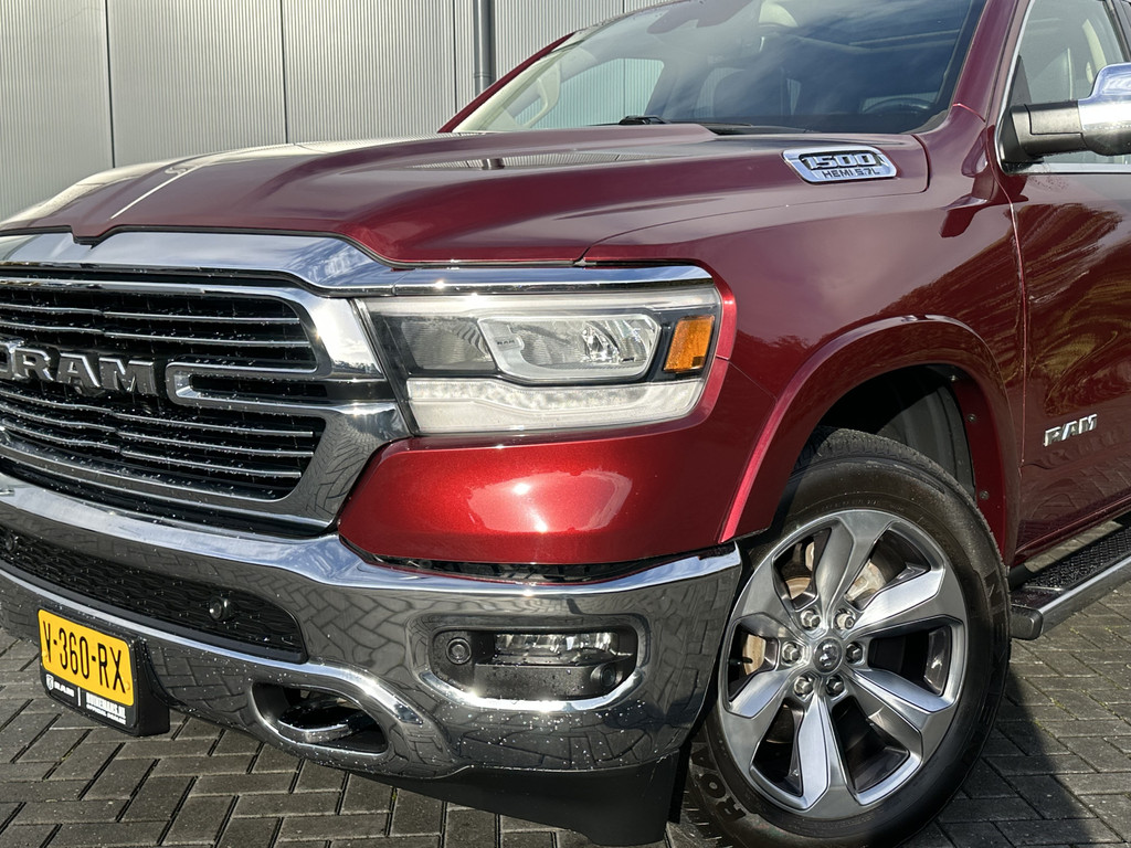 Dodge RAM 1500 5.7 V8 LARAMIE / LPG / TREKHAAK 3.5T / ADAPTIVE CRUISE / LUCHTVERING / CAMERA / PANO / 12 INCH SCREEN / DELMONICO RED 21