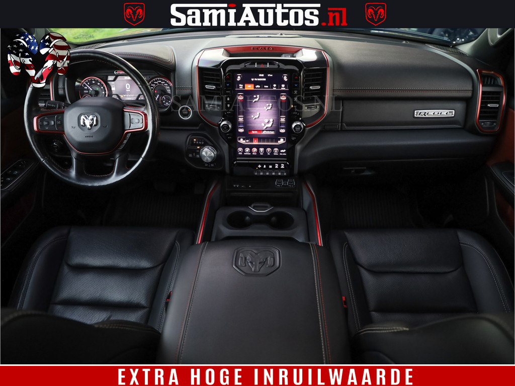 Dodge Ram 1500 HULK | 5.7 V8 | REBEL | WIDEBODY | LUCHTVERING | PANODAK | BREEDSET WIELEN | MEGA DIK | CREWCAB | DUBBELE CABINE | DC 5 PERSOONS | TOP CONDITIE | EERSTE EIGENAAR | 13