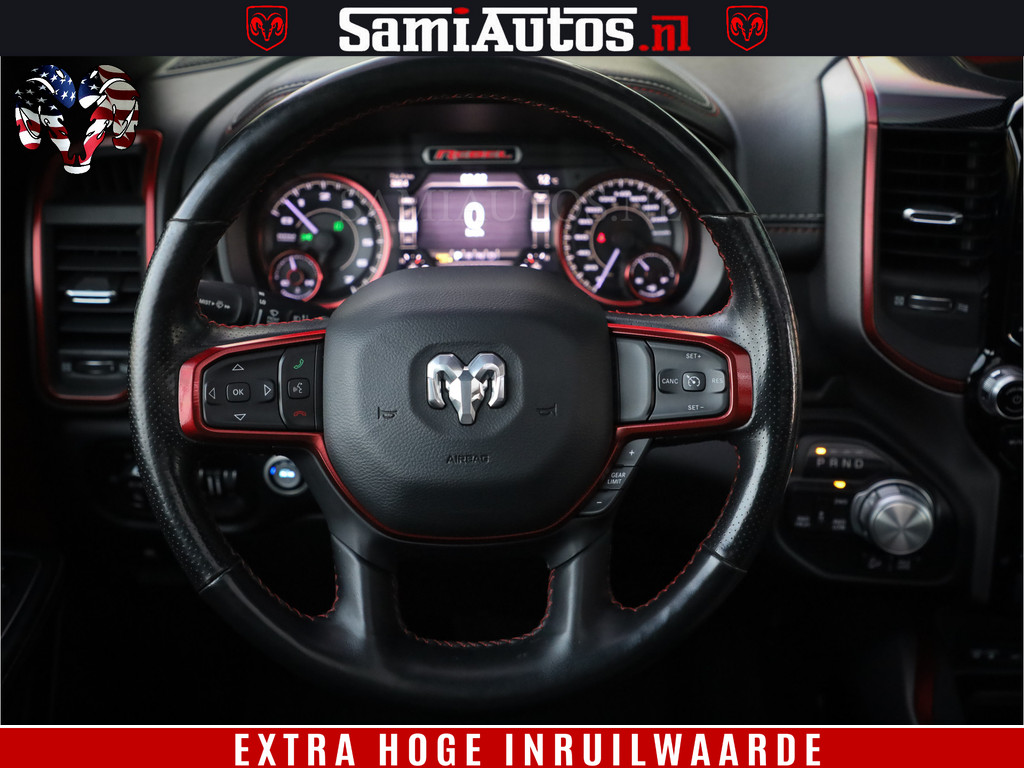 Dodge Ram 1500 HULK | 5.7 V8 | REBEL | WIDEBODY | LUCHTVERING | PANODAK | BREEDSET WIELEN | MEGA DIK | CREWCAB | DUBBELE CABINE | DC 5 PERSOONS | TOP CONDITIE | EERSTE EIGENAAR | 15