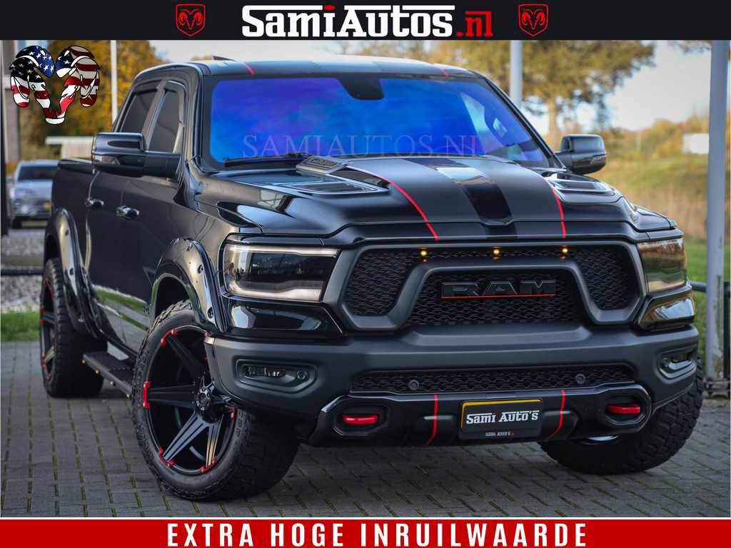 Dodge Ram 1500 HULK | 5.7 V8 | REBEL | WIDEBODY | LUCHTVERING | PANODAK | BREEDSET WIELEN | MEGA DIK | CREWCAB | DUBBELE CABINE | DC 5 PERSOONS | TOP CONDITIE | EERSTE EIGENAAR | 7