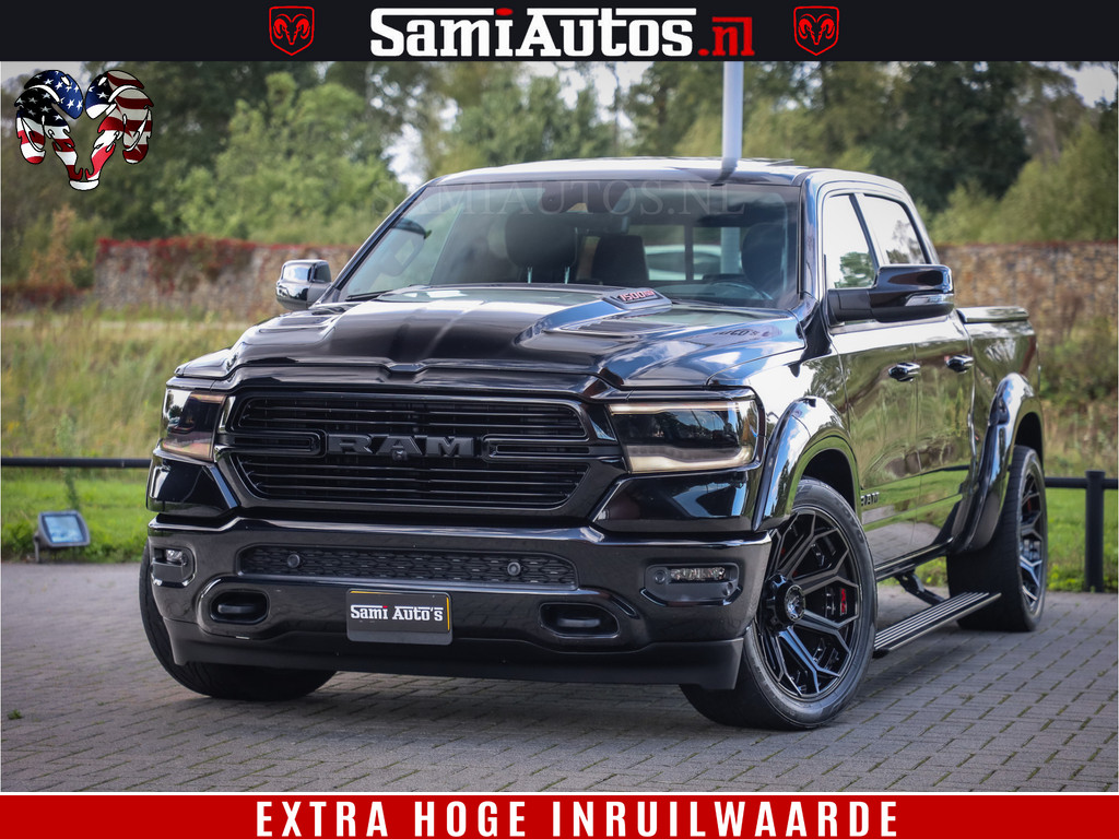 Dodge Ram 1500 HULK PACK | MEGA VOL | HEMI 5.7 V8 | HUD | WIDE BODY | LUCHTVERING | Comfortabele Dubbele Cabine DC met Royale 5 Zitplaatsen | 4x4 | LARAMIE NIGHT EDITION 10
