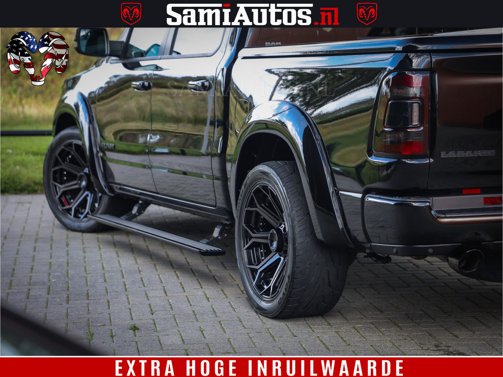 Dodge Ram 1500 HULK PACK | MEGA VOL | HEMI 5.7 V8 | HUD | WIDE BODY | LUCHTVERING | Comfortabele Dubbele Cabine DC met Royale 5 Zitplaatsen | 4x4 | LARAMIE NIGHT EDITION 14
