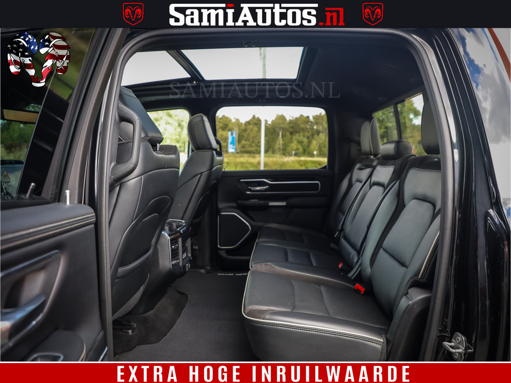Dodge Ram 1500 HULK PACK | MEGA VOL | HEMI 5.7 V8 | HUD | WIDE BODY | LUCHTVERING | Comfortabele Dubbele Cabine DC met Royale 5 Zitplaatsen | 4x4 | LARAMIE NIGHT EDITION 15