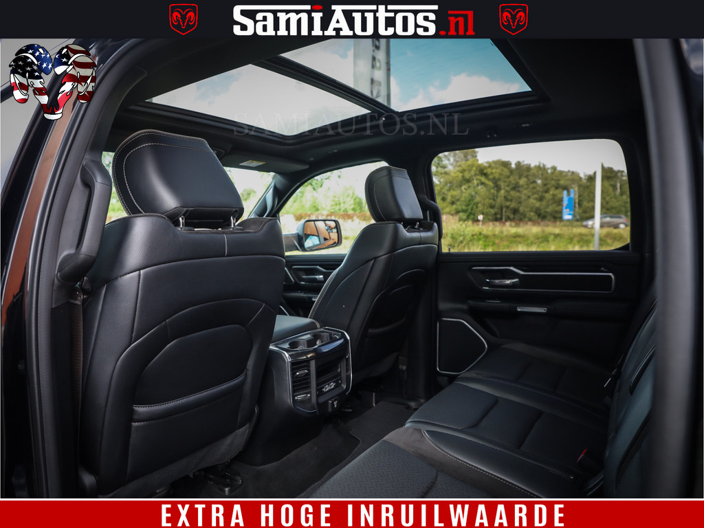 Dodge Ram 1500 HULK PACK | MEGA VOL | HEMI 5.7 V8 | HUD | WIDE BODY | LUCHTVERING | Comfortabele Dubbele Cabine DC met Royale 5 Zitplaatsen | 4x4 | LARAMIE NIGHT EDITION 16