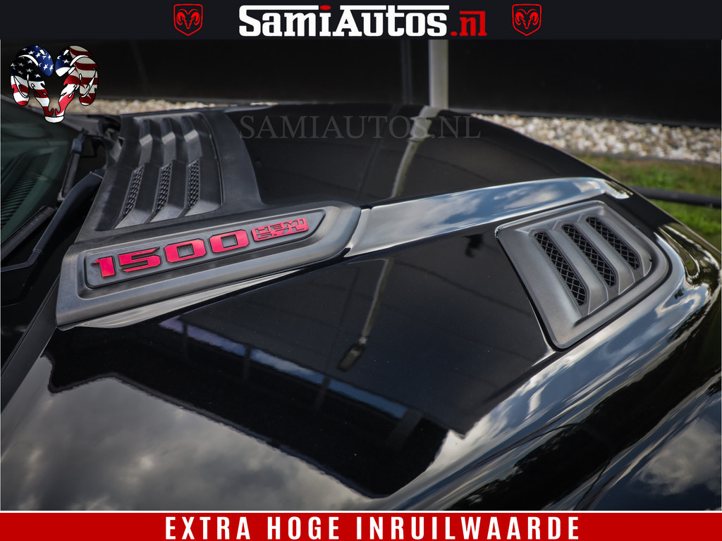 Dodge Ram 1500 HULK PACK | MEGA VOL | HEMI 5.7 V8 | HUD | WIDE BODY | LUCHTVERING | Comfortabele Dubbele Cabine DC met Royale 5 Zitplaatsen | 4x4 | LARAMIE NIGHT EDITION 17