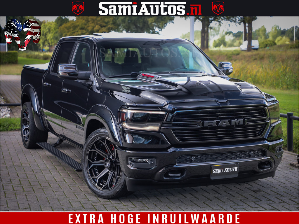 Dodge Ram 1500 HULK PACK | MEGA VOL | HEMI 5.7 V8 | HUD | WIDE BODY | LUCHTVERING | Comfortabele Dubbele Cabine DC met Royale 5 Zitplaatsen | 4x4 | LARAMIE NIGHT EDITION 21