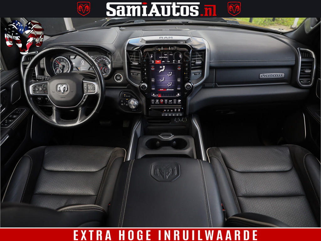 Dodge Ram 1500 HULK PACK | MEGA VOL | HEMI 5.7 V8 | HUD | WIDE BODY | LUCHTVERING | Comfortabele Dubbele Cabine DC met Royale 5 Zitplaatsen | 4x4 | LARAMIE NIGHT EDITION 7