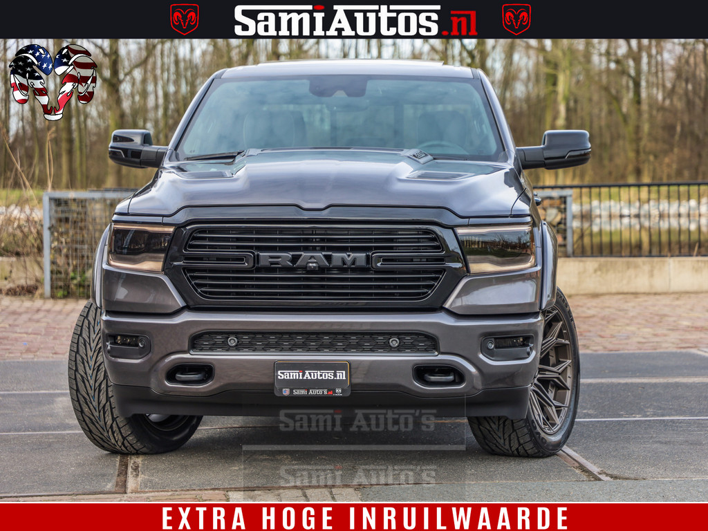 Dodge Ram 1500 Laramie Sport 5.7 V8 HEMI 402PK 4x4 | Panorama dak | 12 Scherm |Granite Crystal Metallic | Crew Cab | 5 Persoons | Dubbele Cabine | DC | VOORRAAD NR 2522 - 41248 | 16