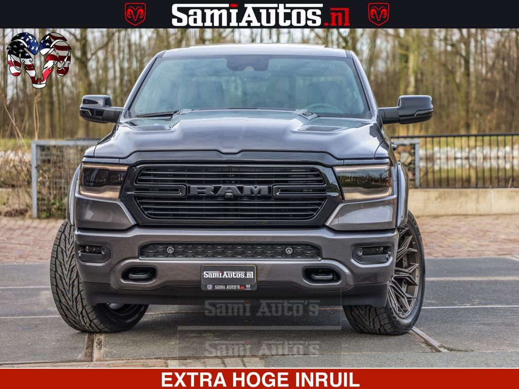 Dodge Ram 1500 Laramie Sport 5.7 V8 HEMI 402PK 4x4 | Panorama dak | 12 Scherm |Granite Crystal Metallic | Crew Cab | 5 Persoons | Dubbele Cabine | DC | VOORRAAD NR 2522 - 41248 | 16