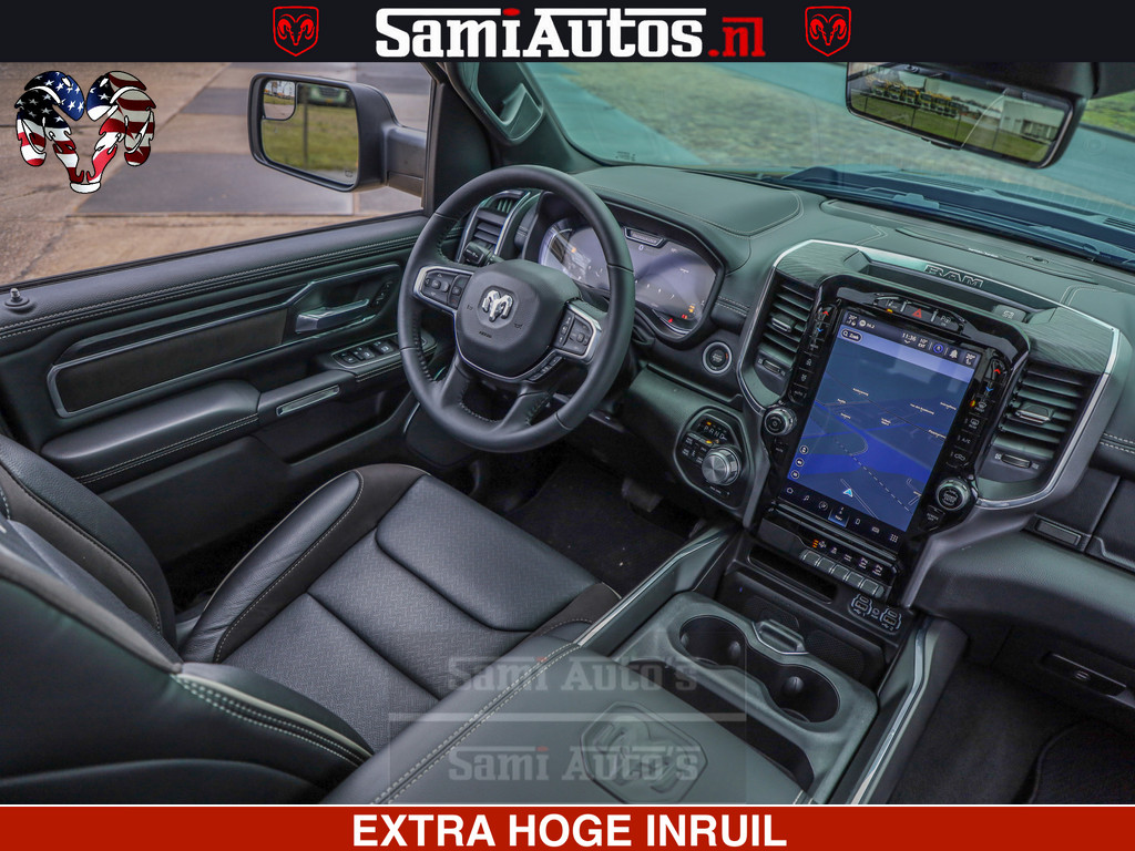 Dodge Ram 1500 Laramie Sport 5.7 V8 HEMI 402PK 4x4 | Panorama dak | 12 Scherm |Granite Crystal Metallic | Crew Cab | 5 Persoons | Dubbele Cabine | DC | VOORRAAD NR 2522 - 41248 | 3