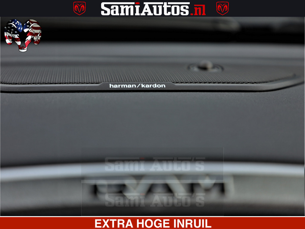 Dodge Ram 1500 Laramie Sport | HEMI 5.7 V8 4x4 | LPG | Grootscherm 12 | LARAMIE PERFORMANCE | ZWART | CREWCAB 57 | GRIJSKENTEKEN | DUBBELE CABINE | 5 Persoons | VOORRAAD NR 2528-641276 19