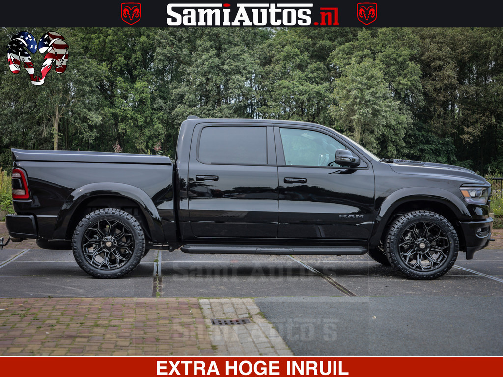 Dodge Ram 1500 Laramie Sport | HEMI 5.7 V8 4x4 | LPG | Grootscherm 12 | LARAMIE PERFORMANCE | ZWART | CREWCAB 57 | GRIJSKENTEKEN | DUBBELE CABINE | 5 Persoons | VOORRAAD NR 2528-641276 7