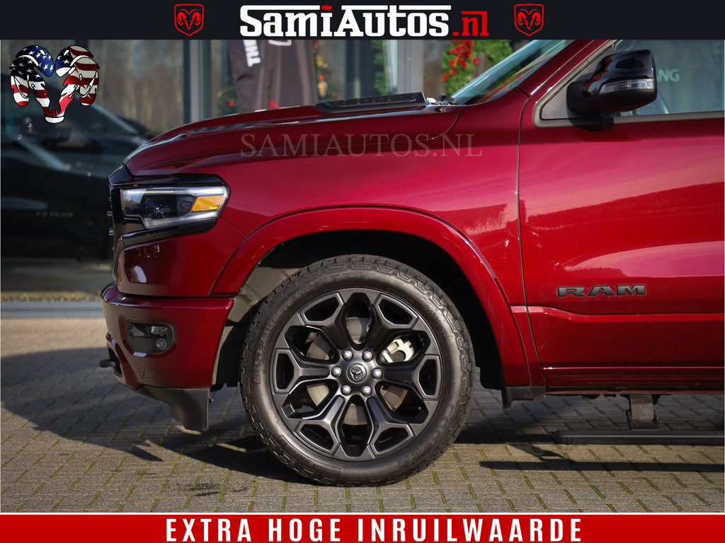 Dodge Ram 1500 Limited Night | Hemi 5.7 V8 4x4 | BOM VOL | Delmonico Red | Top Staat | Crew Cab | Dubbele Cabine | DC | 5 Persoons | 11