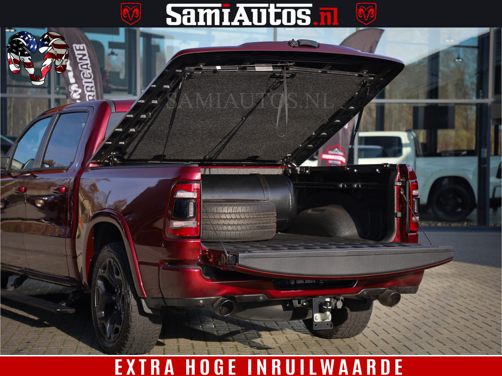 Dodge Ram 1500 Limited Night | Hemi 5.7 V8 4x4 | BOM VOL | Delmonico Red | Top Staat | Crew Cab | Dubbele Cabine | DC | 5 Persoons | 18