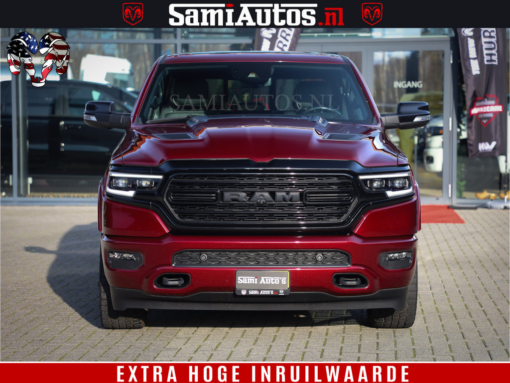 Dodge Ram 1500 Limited Night | Hemi 5.7 V8 4x4 | BOM VOL | Delmonico Red | Top Staat | Crew Cab | Dubbele Cabine | DC | 5 Persoons | 21